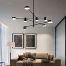 GobekUsa LED Wrought Iron Chandelier for Living Room Bedroom Interior Lighting