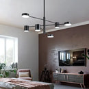 GobekUsa LED Wrought Iron Chandelier for Living Room Bedroom Interior Lighting