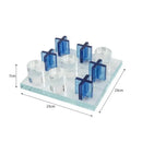 GobekUsa Crystal Chessboard: Elegant Three-dimensional Glass Tray Chess Set