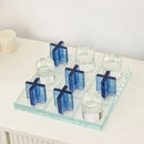 GobekUsa Crystal Chessboard: Elegant Three-dimensional Glass Tray Chess Set