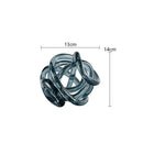 GobekUsa Glass Coil Ball Sculpture Decorative Figurine