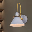 GobekUsa Modern Nordic Pyramid Wall Sconce Light for Study Room and Bedroom