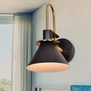 GobekUsa Modern Nordic Pyramid Wall Sconce Light for Study Room and Bedroom
