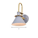 GobekUsa Modern Nordic Pyramid Wall Sconce Light for Study Room and Bedroom