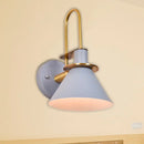 GobekUsa Modern Nordic Pyramid Wall Sconce Light for Study Room and Bedroom