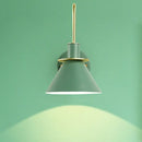 GobekUsa Modern Nordic Pyramid Wall Sconce Light for Study Room and Bedroom