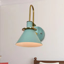 GobekUsa Modern Nordic Pyramid Wall Sconce Light for Study Room and Bedroom