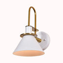GobekUsa Modern Nordic Pyramid Wall Sconce Light for Study Room and Bedroom