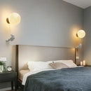 GobekUsa Astronaut Moon Wall Lamp: Modern Minimalist Kids Bedroom Background Light