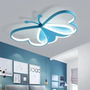GobekUsa Butterfly Ceiling Light: Modern LED Fixture for Living Room, Bedroom, Study, Nursery