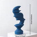 GobekUsa Abstract Human Face Sculpture for Nordic Style Home Decor & Office Handicraft Gift