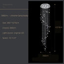 GobekUsa Butterfly Crystal Chandelier for High Ceilings & Staircases