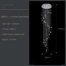 GobekUsa Butterfly Crystal Chandelier for High Ceilings & Staircases