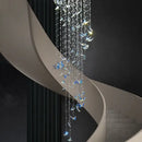 GobekUsa Crystal Butterfly Rotating Chandelier for Modern Light Luxury Villas