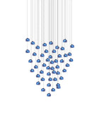 GobekUsa Crystal Cube Pendant Light: Modern Designer Chandelier for Home & Hotel Settings