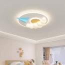 GobekUsa Cloud Airplane Chandelier: Modern Kids Bedroom Ceiling Lights