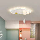 GobekUsa Cloud Airplane Chandelier: Modern Kids Bedroom Ceiling Lights