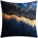 Modern blue floral cushion cover set living room decor by Decorbites