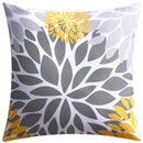 Modern blue floral cushion cover set living room decor by Decorbites