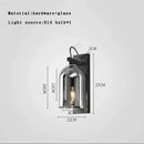 GobekUsa Blue Glass Wall Sconce Lamps | Designer Luxury Home Decor Light Fixture