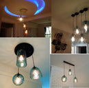 GobekUsa Glass LED Pendant Lamp: Modern Nordic Style Hanging Light for Home, Cafe, or Bar