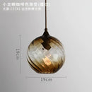 GobekUsa Glass LED Pendant Lamp: Modern Nordic Style Hanging Light for Home, Cafe, or Bar