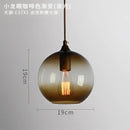 GobekUsa Glass LED Pendant Lamp: Modern Nordic Style Hanging Light for Home, Cafe, or Bar
