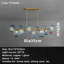 GobekUsa Blue Glass LED Pendant Lamps for Home Decor and Lighting Innovation