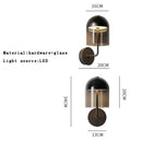 GobekUsa Blue Glass Wall Lamp: Luxury Room Decor Light Fixture