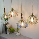 GobekUsa Butterfly Glass LED Pendant Lights: Modern Nordic Kitchen Fixture
