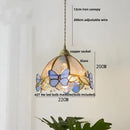 GobekUsa Butterfly Glass LED Pendant Lights: Modern Nordic Kitchen Fixture