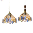 GobekUsa Butterfly Glass LED Pendant Lights: Modern Nordic Kitchen Fixture