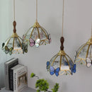 GobekUsa Butterfly Glass LED Pendant Lights: Modern Nordic Kitchen Fixture