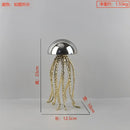 GobekUsa Crystal Jellyfish Sculpture - Marine Organism Figurine for Home Decor