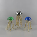 GobekUsa Crystal Jellyfish Sculpture - Marine Organism Figurine for Home Decor