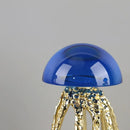 GobekUsa Crystal Jellyfish Sculpture - Marine Organism Figurine for Home Decor