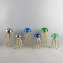 GobekUsa Crystal Jellyfish Sculpture - Marine Organism Figurine for Home Decor
