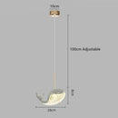 GobekUsa Dolphin Chandelier: Modern Luxury Pendant Light for Living Room and Children's Bedroom