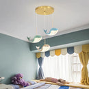 GobekUsa Dolphin Chandelier: Modern Luxury Pendant Light for Living Room and Children's Bedroom