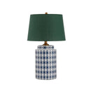 GobekUsa Blue/Orange Ceramic Table Lamp LED E27 Modern Minimalist Desk Light