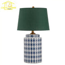 GobekUsa Blue/Orange Ceramic Table Lamp LED E27 Modern Minimalist Desk Light