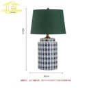 GobekUsa Blue/Orange Ceramic Table Lamp LED E27 Modern Minimalist Desk Light