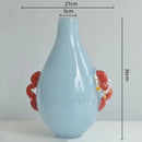 GobekUsa Glass Geometric Flower Vase Home Decor Art Bottle Floral Arrangement Accessory