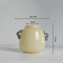 GobekUsa Glass Geometric Flower Vase Home Decor Art Bottle Floral Arrangement Accessory