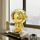 GobekUsa Astronaut Statue Spaceman Sculpture Modern Desktop Decor Figurine Handicraft Gift