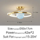 GobekUsa Blue Star LED Pendant Light for Home Decor