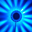 GobekUsa Modern UFO Karaoke Bar Wall Light with Flashing RGB LED in Black/White