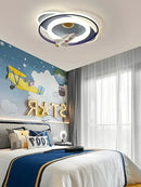 GobekUsa Astronaut Spaceman Rocket Rabbit Ceiling Light Kids Bedroom Luminaire