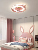 GobekUsa Astronaut Spaceman Rocket Rabbit Ceiling Light Kids Bedroom Luminaire