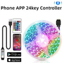 Modern bluetooth rgb led strip light bedroom app control decorbites by Decorbites